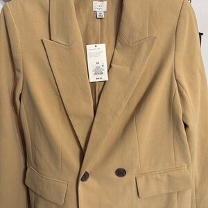 a new day Tan Blazer oversized XS